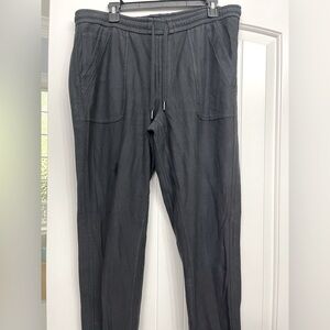 Athleta Black Jogger Pants- semi-faded look.
Worn once. Size 12T